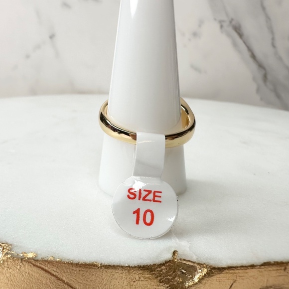 Bomb Party March Deco Goddess Aquamarine Ring RG41946 Size 10 NWT - Picture 4 of 6